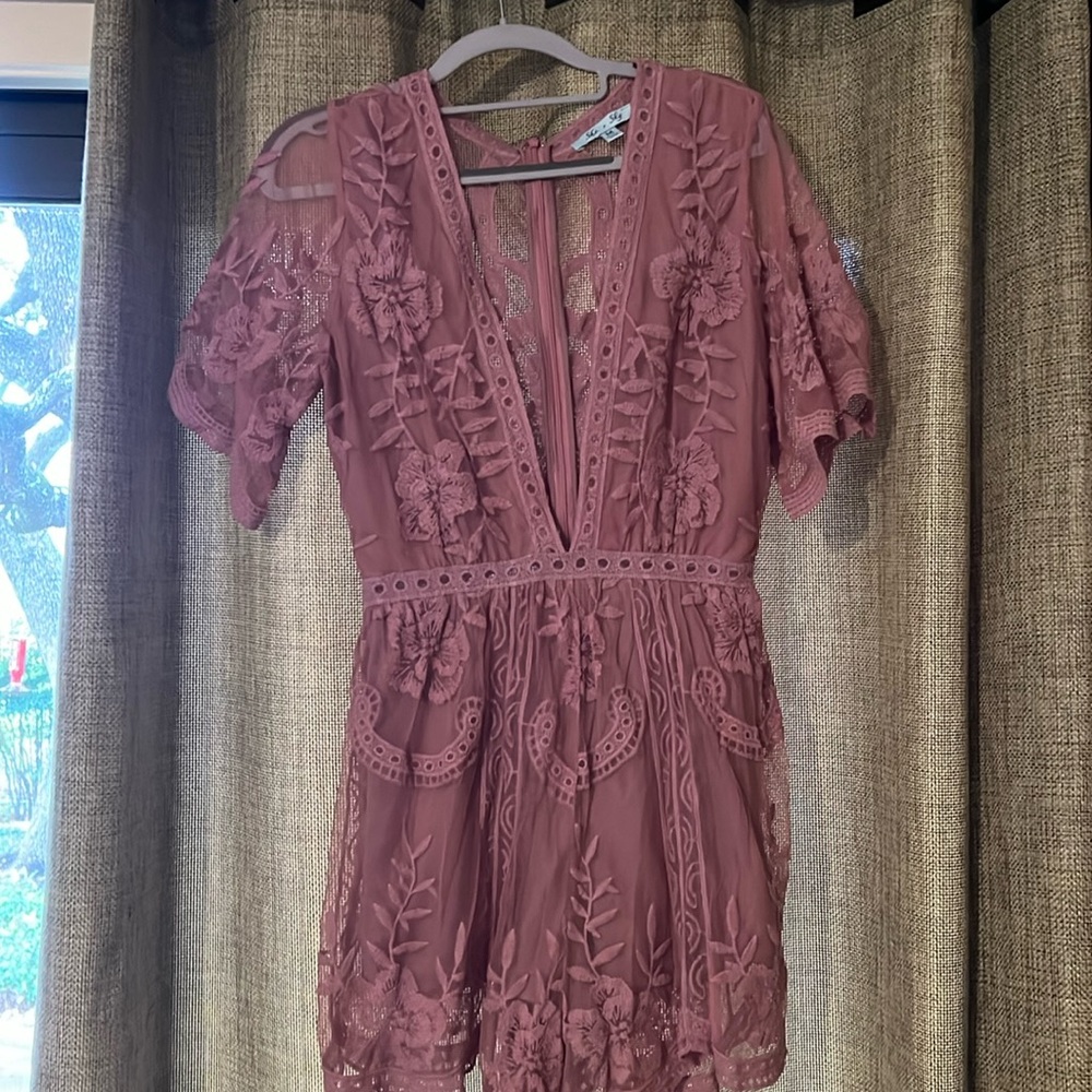 Lace romper
